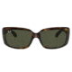 Ray-Ban RB4389 Sunglasses - Womens, Havana Frame, Green Lens, 55, RB4389-710-31-55
