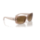 Ray-Ban RB4389 Sunglasses - Womens, Transparent Brown Frame, Brown Gradient Polarized Lens, 55, RB4389-6644M2-55