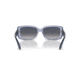 Ray-Ban RB4389 Sunglasses - Womens, Transparent Light Violet Frame, Blue Gradient Polarized Lens, 55, RB4389-664578-55