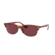 Ray-Ban RB4419 Progressive Prescription Sunglasses, 54mm, Red Havana/Violet, RB4419-642075-54-PRO