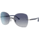 Ray-Ban RB8066 Sunglasses, Blue On Gun Metal, 58, RB8066-004-4L-58