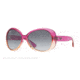 Ray-Ban RJ9048S Sunglasses 173/11-52 - Fuxia Gradient / Peach Frame, Grey Gradient Lenses