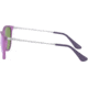 Ray-Ban RJ9060S Sunglasses 70084V-50 - Violet Fluo Trasp Rubber Frame, Grey Mirror Violet Lenses