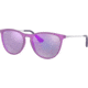 Ray-Ban RJ9060S Sunglasses 70084V-50 - Violet Fluo Trasp Rubber Frame, Grey Mirror Violet Lenses