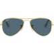 Ray-Ban RJ9506S Aviator Sunglasses - Kids, Polarized, Arista, Dark Blue, 52, RJ9506S-223-2V-52