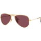 Ray-Ban RJ9506S Aviator Sunglasses - Kid's, Polarized, Arista, Purple, 50, RJ9506S-223-5Q-50
