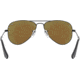 Ray-Ban RJ9506S Junior Aviator Sunglasses - Kid's, Matte Black Frame, Blue Mirror Lenses, 201/55-50