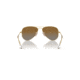 Ray-Ban RJ9506S Junior Aviator Sunglasses - Kid's, Arista Frame, Gradient Brown Polarized Lens, 50, RJ9506S-223-T5-50