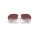 Ray-Ban RJ9506S Junior Aviator Sunglasses - Kids, Rose Gold Frame, Clear Gradient Dark Violet Lens, 50, RJ9506S-291-8H-50