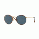 Ray-Ban ROUND METAL M RB3447JM Sunglasses 170/R5-50 - Camouflage Brown/Blue Frame, Grey Lenses