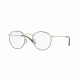 Ray-Ban ROUND METAL RX3447V Eyeglass Frames 2970-47 - Silver On Top Blue Frame