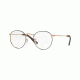 Ray-Ban ROUND METAL RX3447V Eyeglass Frames 2975-50 - Copper Top Blue Frame