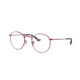 Ray-Ban ROUND METAL RX3447V Eyeglass Frames 3072-50 - Sand Trasparent Red