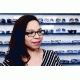 Ray-Ban RX 5169 Eyeglasses Styles - Top Black On Transpare Frame w/Non-Rx 52 mm Diameter Lenses, 2034-5216
