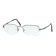 Ray-Ban RX 6061 Eyeglasses Styles, Gunmetal Frame w/Non-Rx 52 mm Diameter Lenses, 2502-5219
