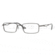 Ray-Ban RX6162 Progressive Eyeglasses - Matte Black/Matte Gunmetal Frame / 53 mm Prescription Lenses, 2576-5317
