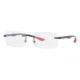 Ray-Ban RX8404 Progressive Eyeglasses - 2509 Silver Frame / 53 mm Prescription Lenses, 2509-5316