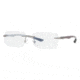 Ray-Ban RX8404 Progressive Eyeglasses - Gunmetal Top Black Frame / 53 mm Prescription Lenses, 2502-5316