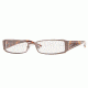 Ray-Ban RX8584 SV Prescription Eyeglasses Light Brown Gloss Frame / 49 mm Prescription Lenses, 1033-4916