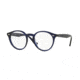 Ray-Ban RX2180V Bifocal Prescription Eyeglasses 2013-47 - Trasparent Blue Frame