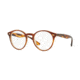 Ray-Ban RX2180V Bifocal Prescription Eyeglasses 5677-47 - Top Brown Havana/horn Beige Frame