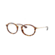 Ray-Ban RX2547VF Bifocal Prescription Eyeglasses, 53mm, Brown Havana, RX2547VF-5494-53-BI