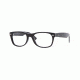 Ray Ban Rx5184 Bifocal Eyeglasses Shiny Black Frame 52 Mm Prescription Lenses 2000 5218