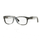 Ray-Ban New Wayfarer Eyeglasses RX5184 with Rx Prescription Lenses 5515-50 - Gradient Grey On Black Frame