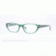 Ray-Ban RX5242 Progressive Prescription Eyeglasses 5162-53 - Top Dark Green On Transp Frame