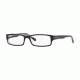 Ray-Ban RX5246 Prescription Eyeglasses 2034-50 - Top Black On Transparent Frame