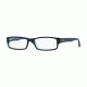 Ray-Ban RX5246 Prescription Eyeglasses 5092-52 - Black/grey/turquoise Frame