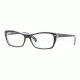 Ray-Ban RX5255 Progressive Prescription Eyeglasses 2034-5316 - Top Black On Transparent Frame