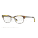 Ray-Ban RX5294 Bifocal Prescription Eyeglasses 5430-49 - Matte Stripped Green Havana Frame