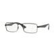 Ray-Ban RX6332 Single Vision Prescription Eyeglasses 2822-53 - Matte Black Frame