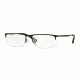 Ray-Ban RX6349D Progressive Prescription Eyeglasses 2832-55 - Top Mat Black On Mat Silver Frame