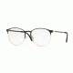 Ray-Ban RX6375F Eyeglass Frames 2890-55 - Gold Top In Black Frame