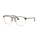 Ray-Ban RX6375F Eyeglass Frames 3051-55 - Matt Black On Rubber Gold
