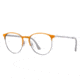 Ray-Ban RX6375F Eyeglass Frames 2949-55 - Gunmetal Top On Orange Frame