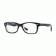 Ray-Ban RY1531 Eyeglass Frames 3529-46 - Top Black On Transparent Frame