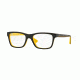 Ray-Ban RY1536 Eyeglass Frames 3660-48 - Top Black On Yellow Frame