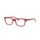 Ray-Ban RY1536 Eyeglass Frames 3804-48 - Red On Texture Red Brown