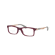 Ray-Ban RY1588 Eyeglass Frames 3789-45 - Matte Trasparent Fuxia