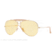 Ray-Ban Shooter Sunglasses RB3138 001/4A-58 - Shiny Gold Frame, White Photocromatic Lenses