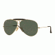 Ray-Ban Shooter Bifocal Sunglasses RB3138 with Lined Bi-Focal Rx Prescription Lenses RB3138-181-62 - Lens Diameter 62 mm, Frame Color Gold