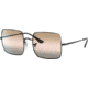 Ray-Ban Square RB1971 Sunglasses - Women's, Black, 54, RB1971-002-GG-54