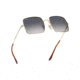 Ray-Ban SQUARE RB1971 Sunglasses 914778-54 - , Blue Gradient Blue Polar Lenses