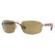 Ray-Ban RB3445 Sunglasses with No-Line Progressive Rx Prescription Lenses RB3445-106-6417 - Lens Diameter: 64 mm, Frame Color: Gunmetal
