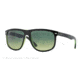 Ray-Ban Sunglasses RB4147 60943M-60 - Top Black On Green Frame, Green Gradient Green Lenses