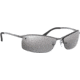 Ray-Ban Top Bar Sunglasses RB3183 004-82-6315 - Gunmetal Frame / Polarized Gray Mirror Silver Grad. Lenses