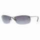 Ray-Ban Top Bar Sunglasses RB3183 004/T3-6315 - Gunmetal Polarized Gray Gradient